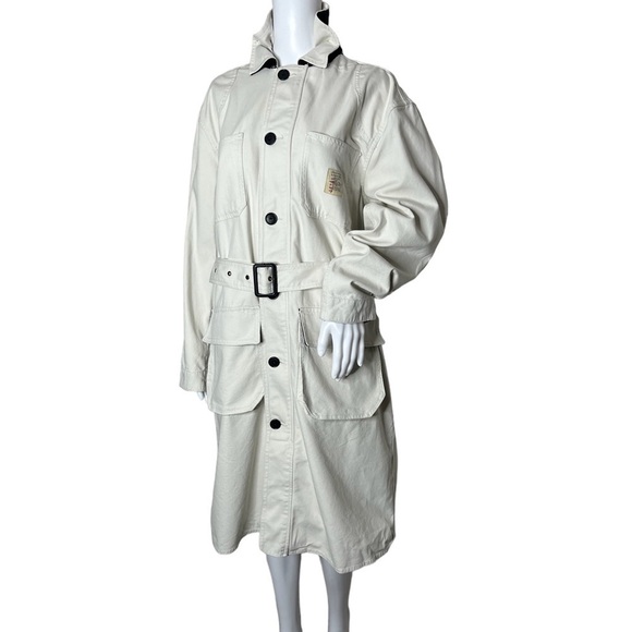 Polo Ralph Lauren Limited Edition Chic Cotton Barn Coat Trench Jacket - Picture 4 of 17